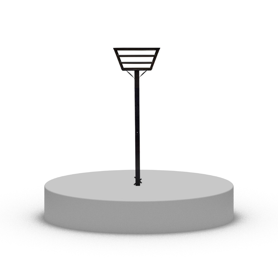 Lixeira de ferro para calçada